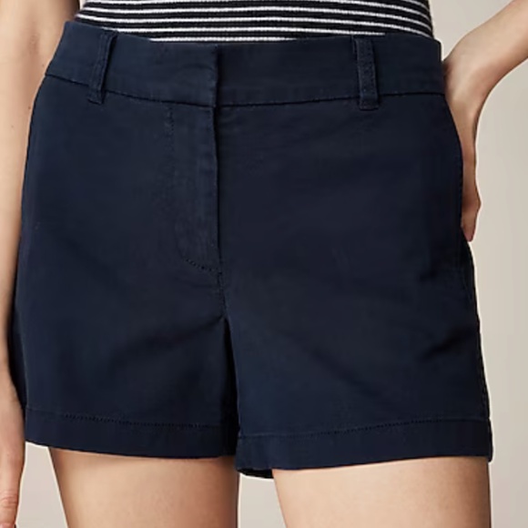 4" stretch chino short (Navy Color) - Picture 2 of 4